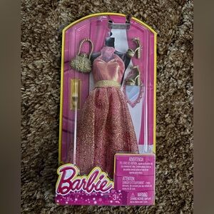 Barbie Pink and Gold Glam Dress Set